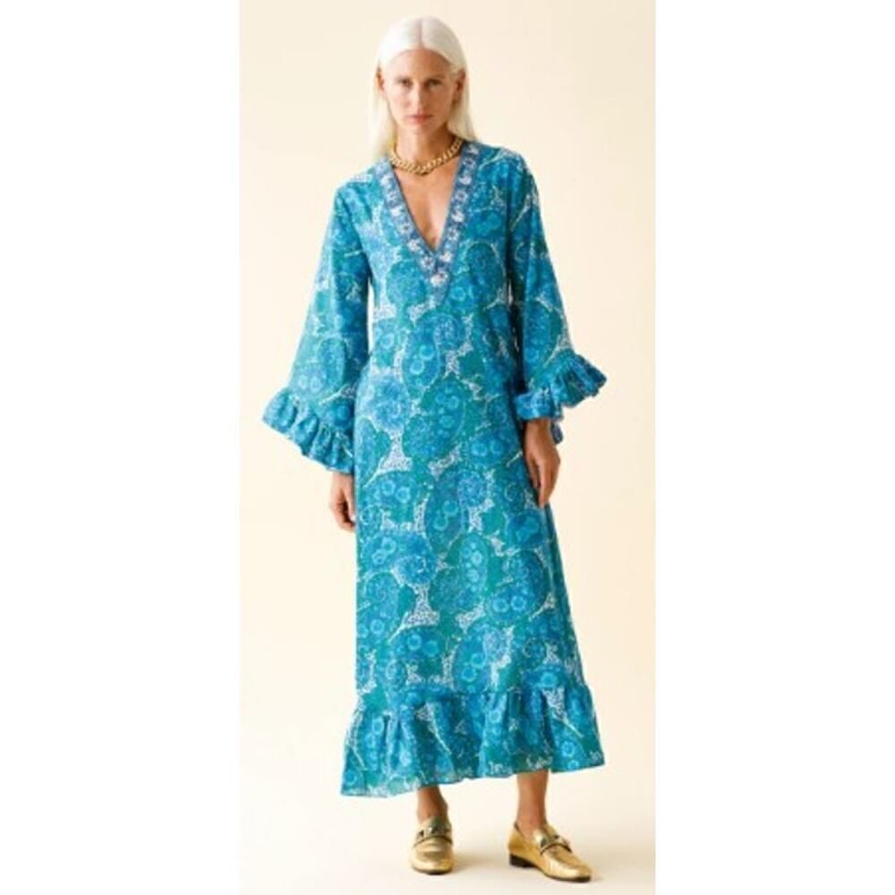 NWT Alix of Bohemia Zelda Pool Paisley Dress Sz. XS